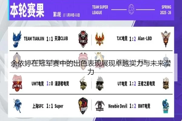 余依婷在冠军赛中的出色表现展现卓越实力与未来潜力
